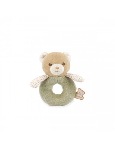 Doudou Hochet ours Vert - Kaloo