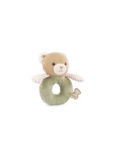 Doudou Hochet ours Vert - Kaloo