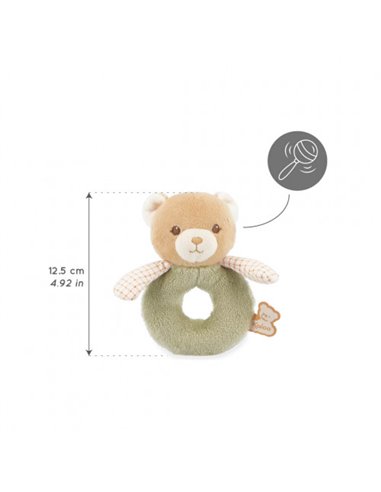 Doudou Hochet ours Vert - Kaloo