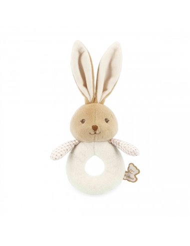 Doudou Hochet lapin Crème - Kaloo