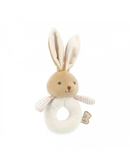 Doudou Hochet lapin Crème - Kaloo