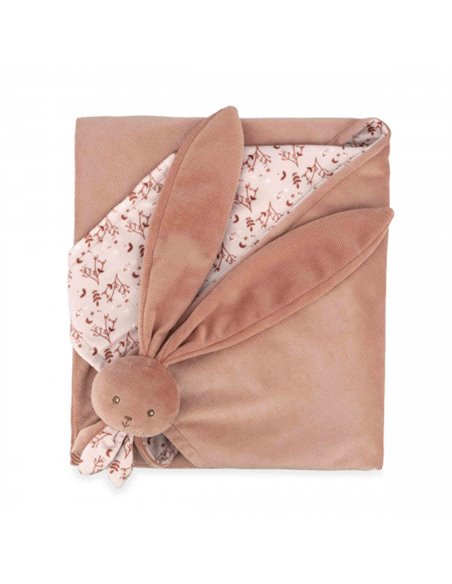Couverture doudou lapin Terracotta lapinoo - Kaloo