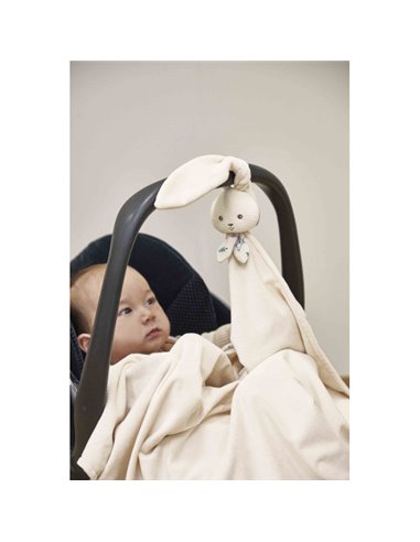 Couverture doudou lapin Crème lapinoo - Kaloo