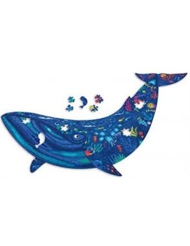 Puzzle géant baleine (200 pcs) - hape