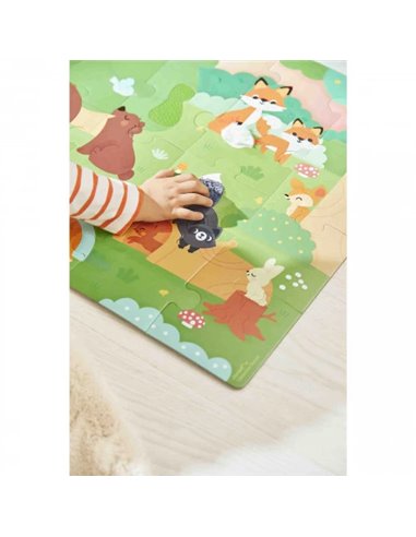 Puzzle Tactile 'La Forêt' 20 pièces - Janod