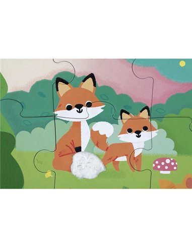 Puzzle Tactile 'La Forêt' 20 pièces - Janod