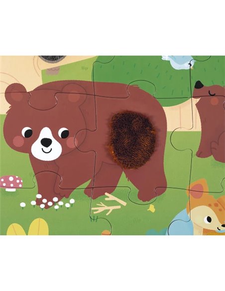 Puzzle Tactile 'La Forêt' 20 pièces - Janod