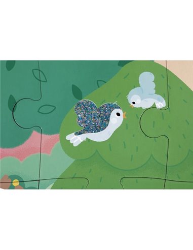 Puzzle Tactile 'La Forêt' 20 pièces - Janod