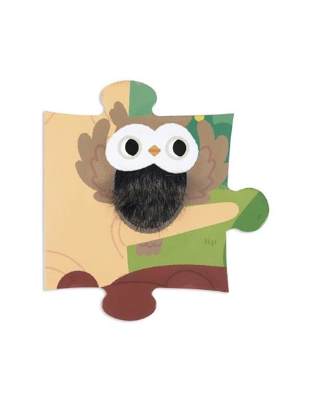 Puzzle Tactile 'La Forêt' 20 pièces - Janod