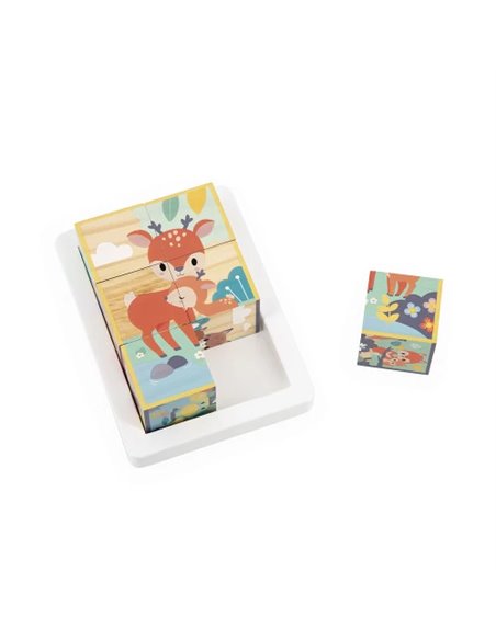 BARQUETTE 6 CUBES PURE - Janod