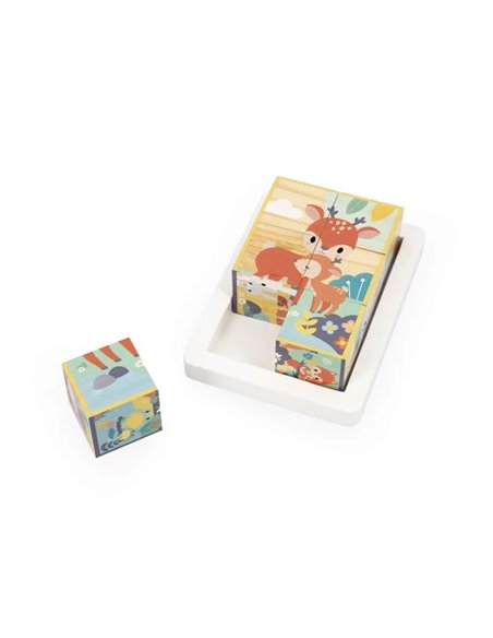 BARQUETTE 6 CUBES PURE - Janod