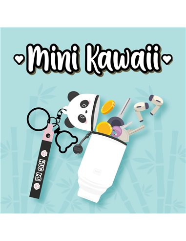 MINI KAWAII - PORTE-MONNAIE PORTE-CLÉS - PANDA - Legami