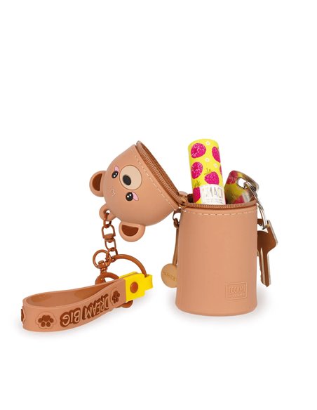 MINI KAWAII - PORTE-MONNAIE PORTE-CLÉS - TEDDY BEAR - Legami