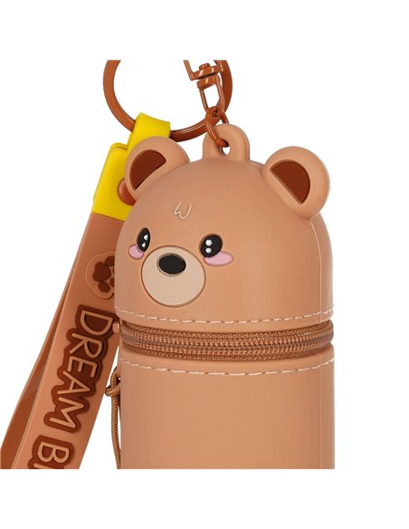 MINI KAWAII - PORTE-MONNAIE PORTE-CLÉS - TEDDY BEAR - Legami