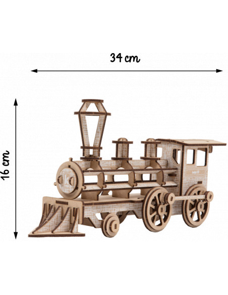Locomotive Motif Blanc
