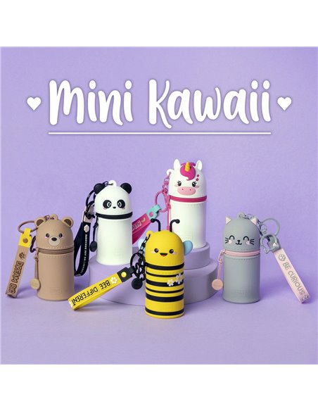 MINI KAWAII - PORTE-MONNAIE PORTE-CLÉS - BEE - Legami