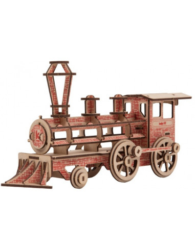 Locomotive motif rouge