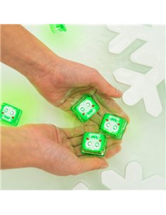 Cubes lumineux vert noel - Glo pals 2