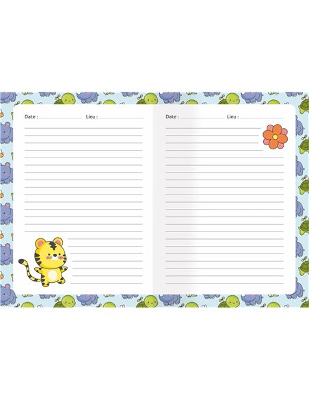 MON CARNET SECRET - PORTE-CLÉ TIGRE - Auzou
