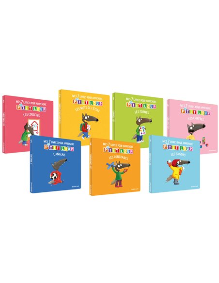 BIBLIOTHÈQUE P'TIT LOUP - MES 7 LIVRES POUR APPRENDRE
