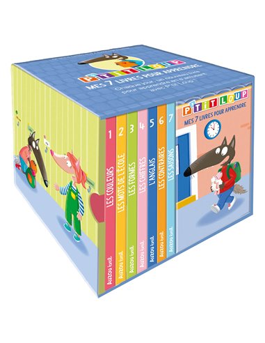 BIBLIOTHÈQUE P'TIT LOUP - MES 7 LIVRES POUR APPRENDRE