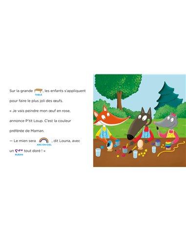 JE LIS AVEC TOI - P'TIT LOUP ET LA CHASSE AUX OEUFS DE PÂQUES