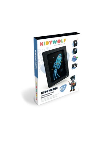 KIDYNEON-PACK Kit de décoration murale lumineuse AAW, KAW,GAL - Kidywolf