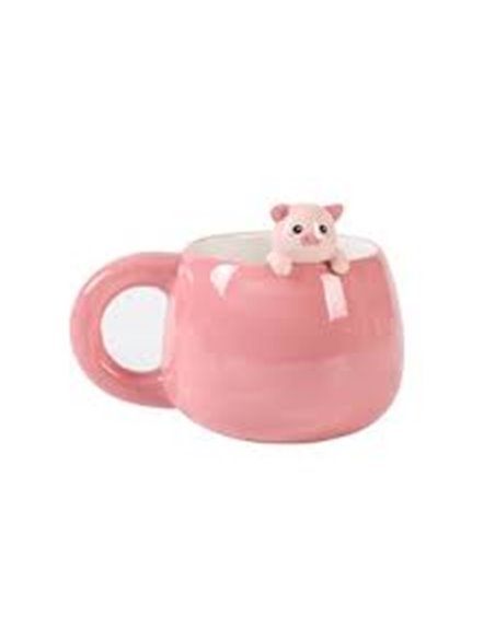 Tasse en Céramique avec breloque PIGGY - Itotal