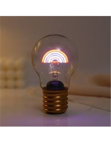Lumière en forme d'ampoule Rainbow - Itotal