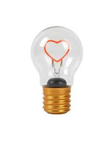 Lumière en forme d'ampoule heart - itotal