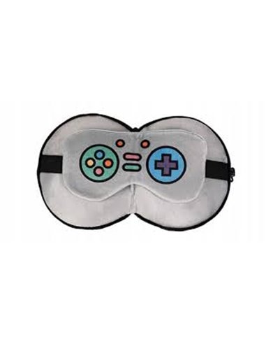 Oreiller avec masque de sommeil let's play - itotal