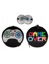 Oreiller avec masque de sommeil let's play - itotal