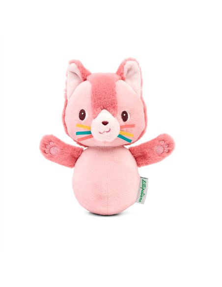 Peluche sonore Culbuto Jeanne le chat - Lilliiputiens