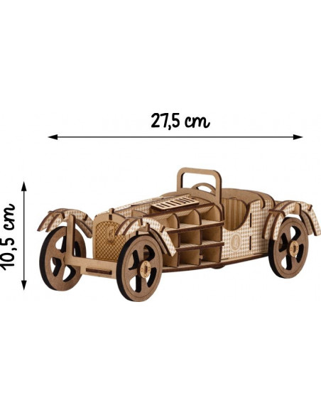 Voiture Motif Blanc