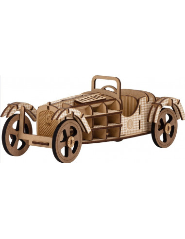 Voiture Motif Blanc