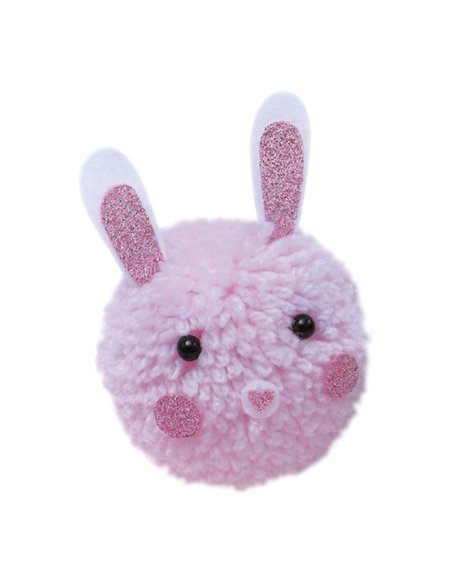 2 PETITS ANIMAUX POMPONS A CREER - Janod