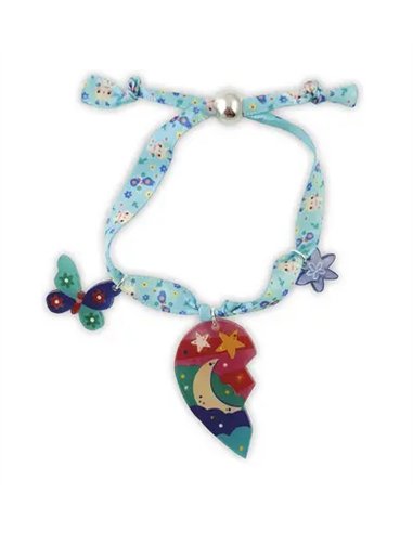 8 BIJOUX D'AMITIE PLASTIQUE FOU A CREER - Janod