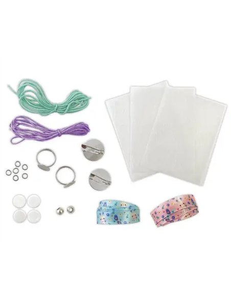 8 BIJOUX D'AMITIE PLASTIQUE FOU A CREER - Janod