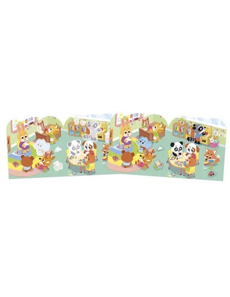 CAHIER DE STICKERS - MA JOURNEE - Janod