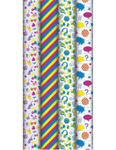 Clairefontaine Papier cadeau "Pep's"