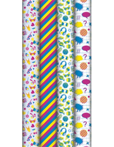 Clairefontaine Papier cadeau "Pep's"