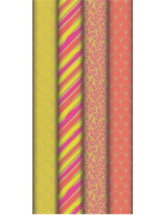 Clairefontaine Papier cadeau "kraft néon"