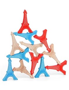 Jeu d’équilibre Tour Eiffel 12 pièces - Vilac