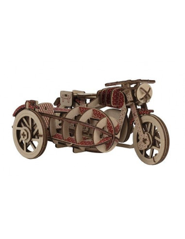Side car motif rouge