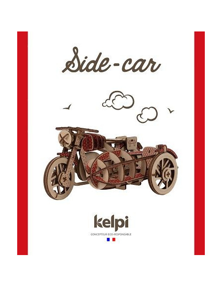 Side car motif rouge