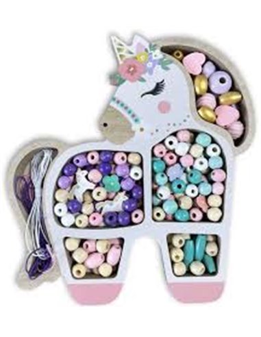 Sycomore Coffret Perles Bois Licorne