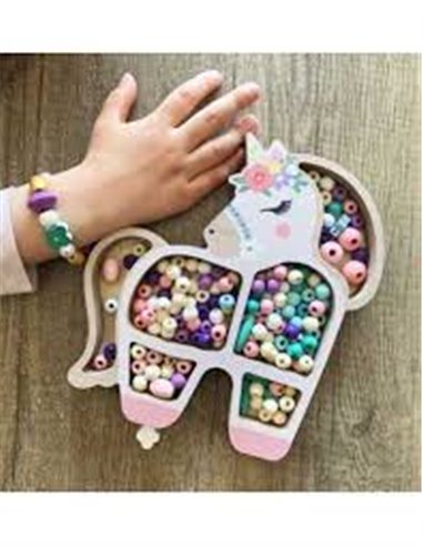 Sycomore Coffret Perles Bois Licorne