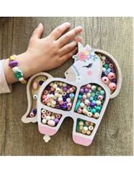 Sycomore Coffret Perles Bois Licorne