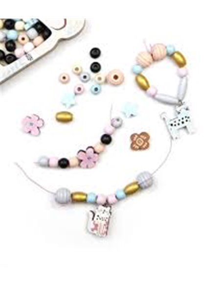 Sycomore Coffret Perles Bois Chat