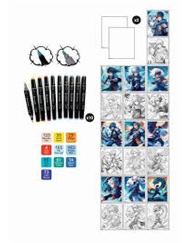 Sycomore Manga Héros Guerriers (Layout & Marqueurs)